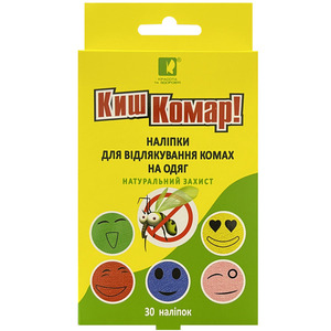 Наліпки на одяг ENJEE (Енжі) Киш-комар ароматичні 30 шт
